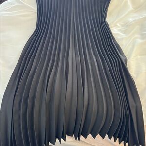 Haute Monde Black Pleated Skirt